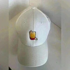 Imperial Golf Hat Cap White Orange Crush Country Club L/XL